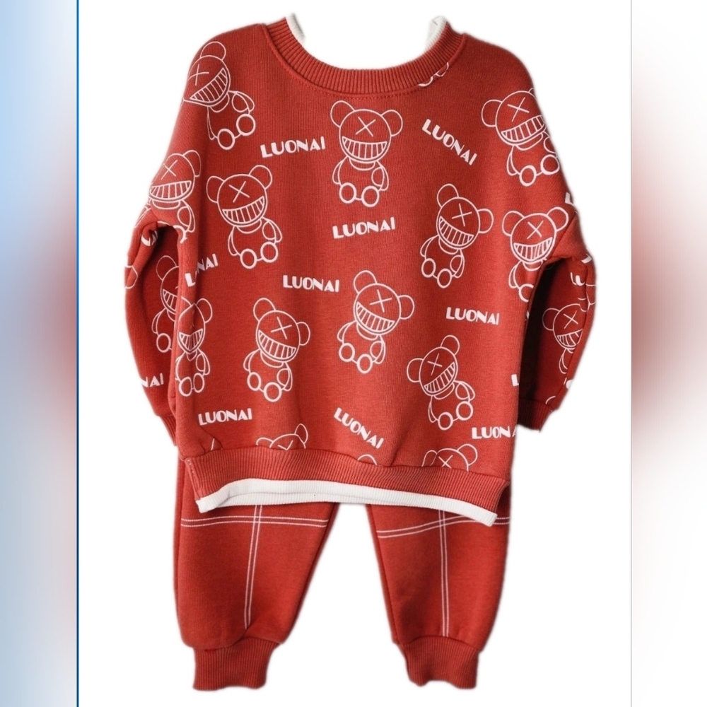 Baby Toddler 2 Pieces Set Long Sleeve Sweatshirt w/Pants Size 18 Months